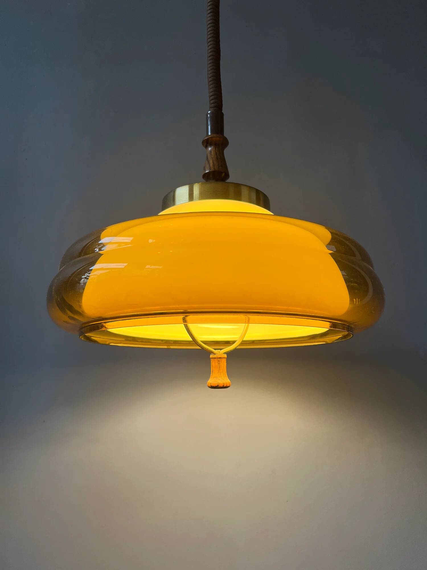 Mid-century Herda space age pendant light
