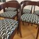 Table & 6 chaises Baumann modèle "gondole"