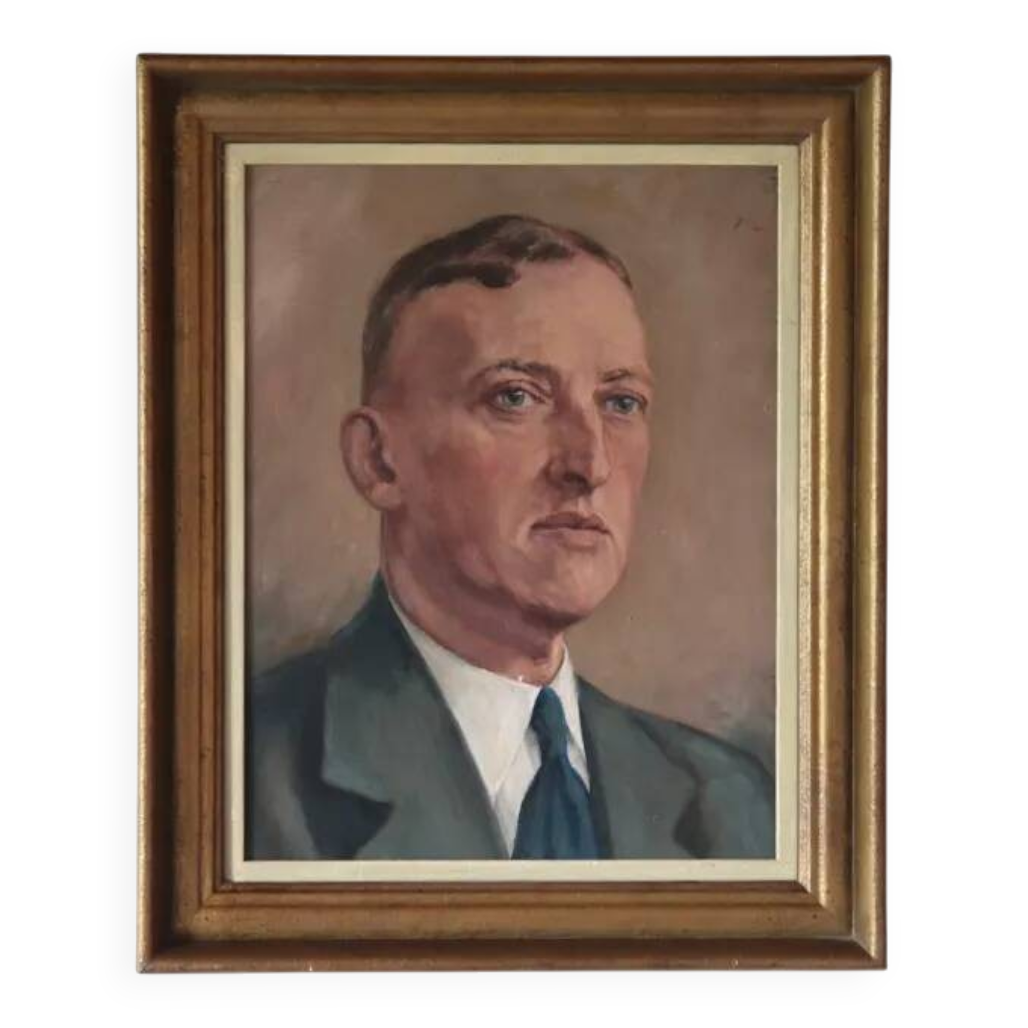 Impressionist oil painting portrait
