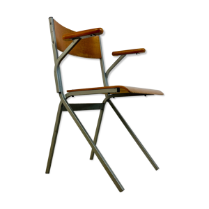 Chaise de bureau avec accoudoirs vintage