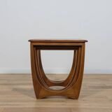 Mid-Century Teak Nesting Tables by V. Wilkins for G-Plan, United Knigdom, 1970s, Set of 3