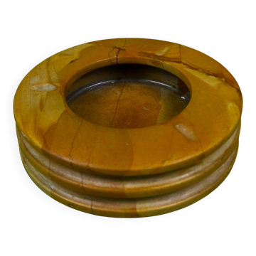 Vintage natural onyx ashtray and pocket tray