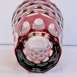 Bohemian crystal vase