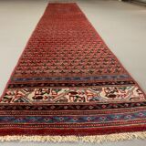 Tribal runner 366x60 cm veg dye wool