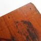 Industrial Square Wooden Stool with Handle, Belgium, 1920s