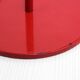 Vintage desk lamp on red metal stem 1970s