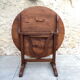 Folding round table winemaker