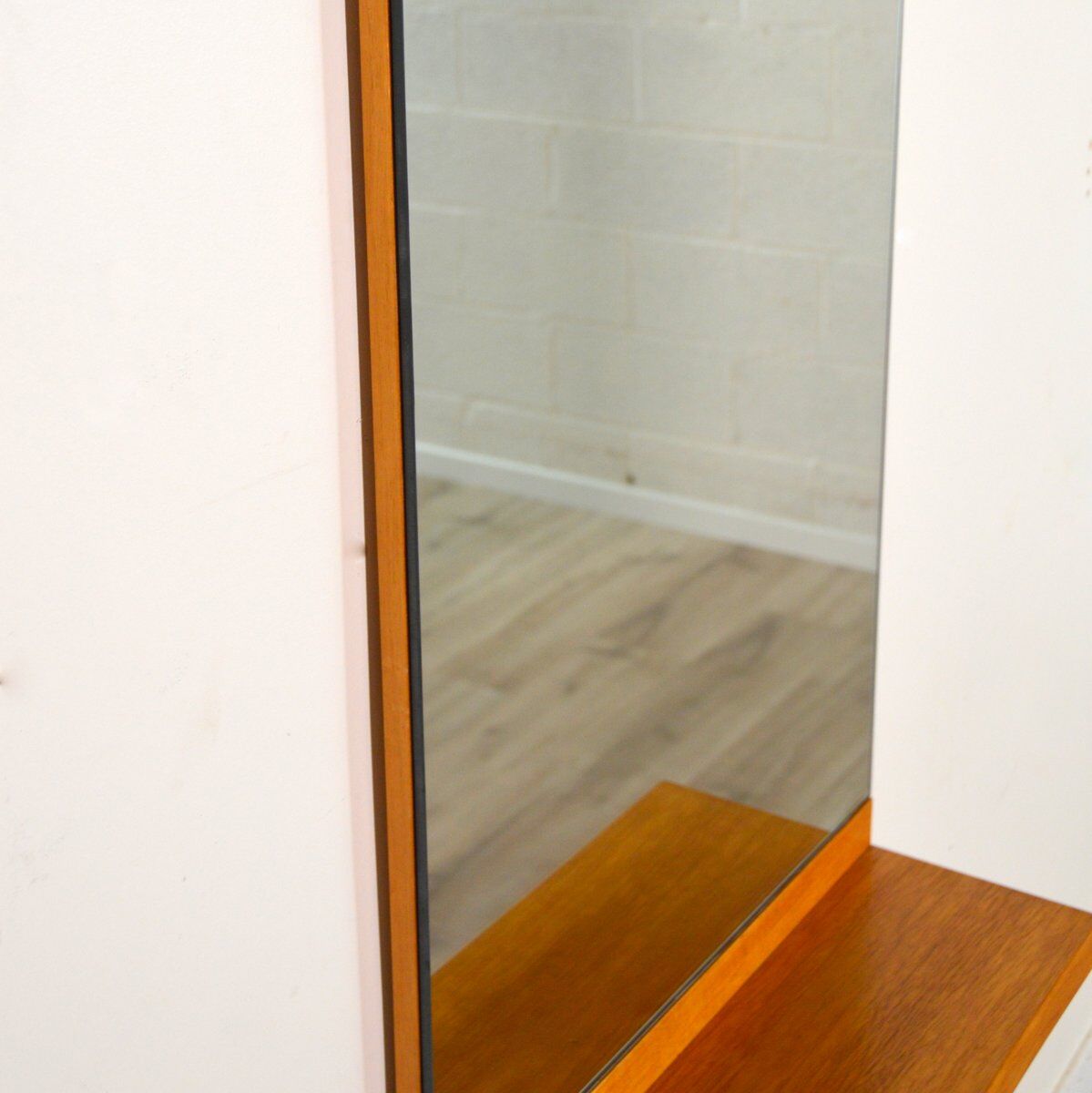 Mirror scandinavian console 1970s