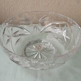 Crystal salad bowl