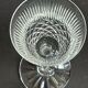 6 anciens verres à vin en cristal taillé