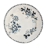 Flat plate Moulin des Loups or Saint Amand Hamage Diameter 22