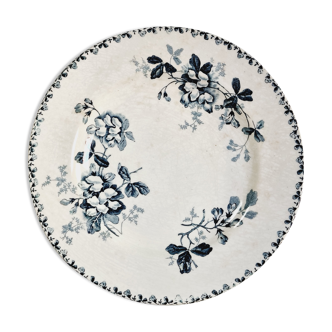 Flat plate Moulin des Loups or Saint Amand Hamage Diameter 22