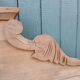 Étagère ancienne en bois sculpté