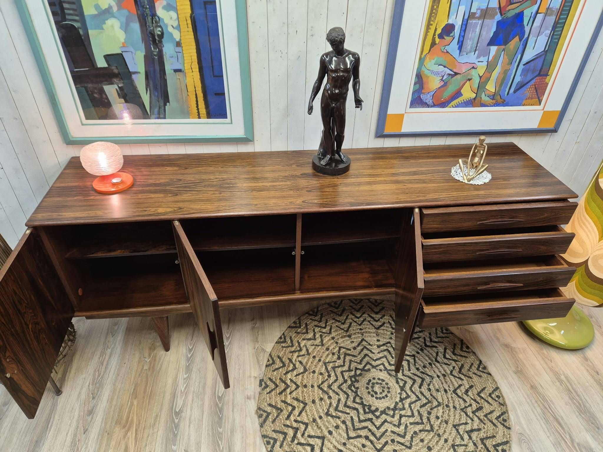 Scandinavian rosewood sideboard malora