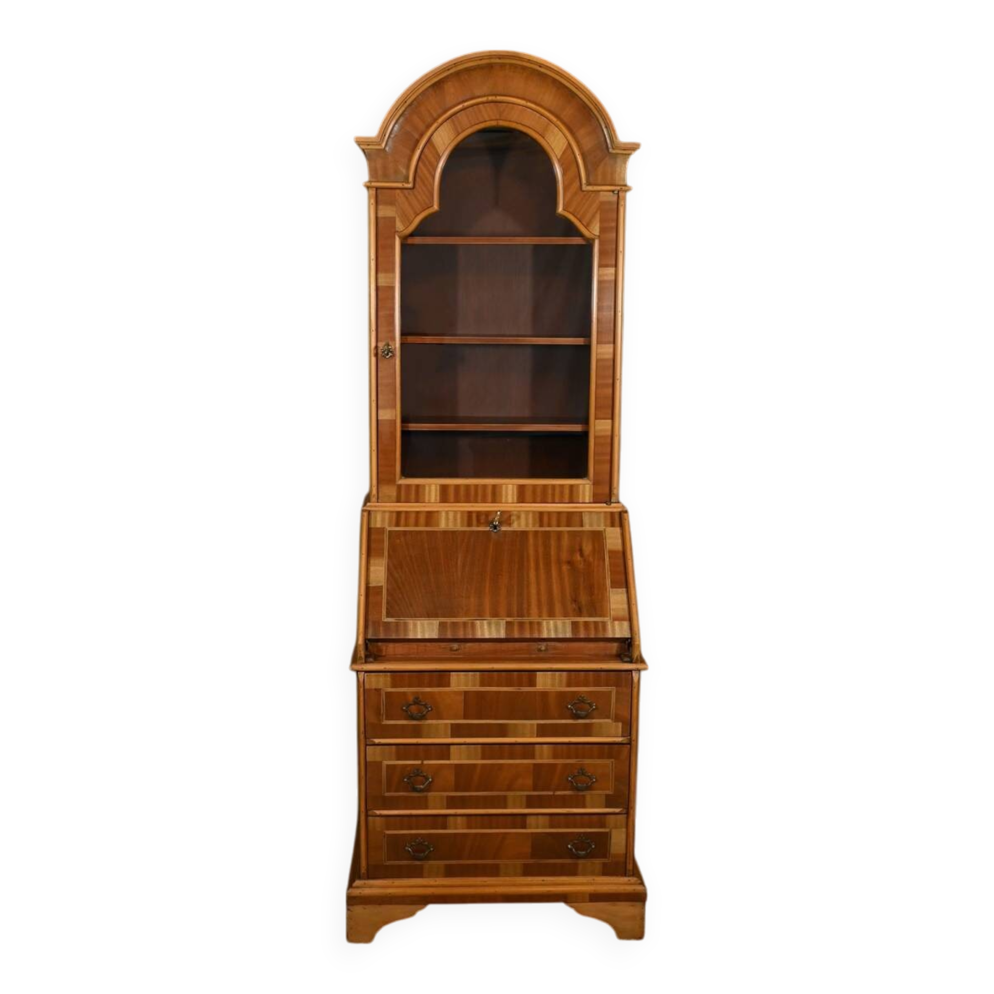 Scriban Showcase in Blond Mahogany, England – 1960