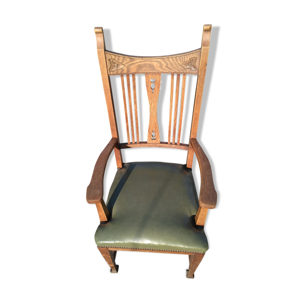 Fauteuil Art Nouveau Carver Chair Art&Craft Selency