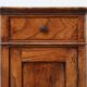 Art Deco walnut bedside cabinet, Belgium, 1920s
