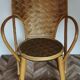 Vintage chestnut wood child chair