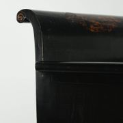 Black wooden chair / side chair from the 20th century in Asian style