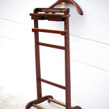 Wood and brass Reguitti valet