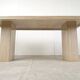 Vintage travertine dining table, 1970s