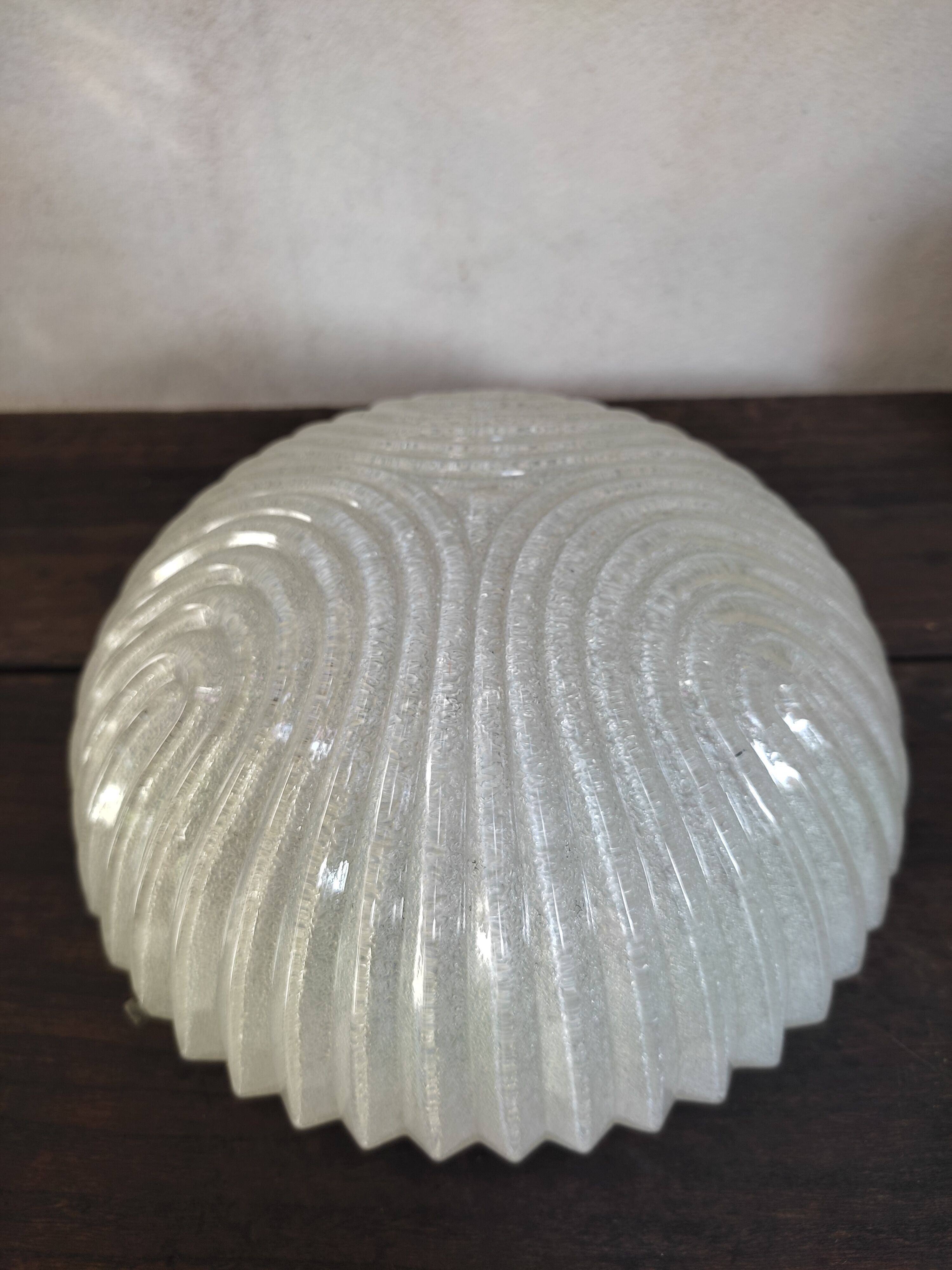 Glass ceiling light