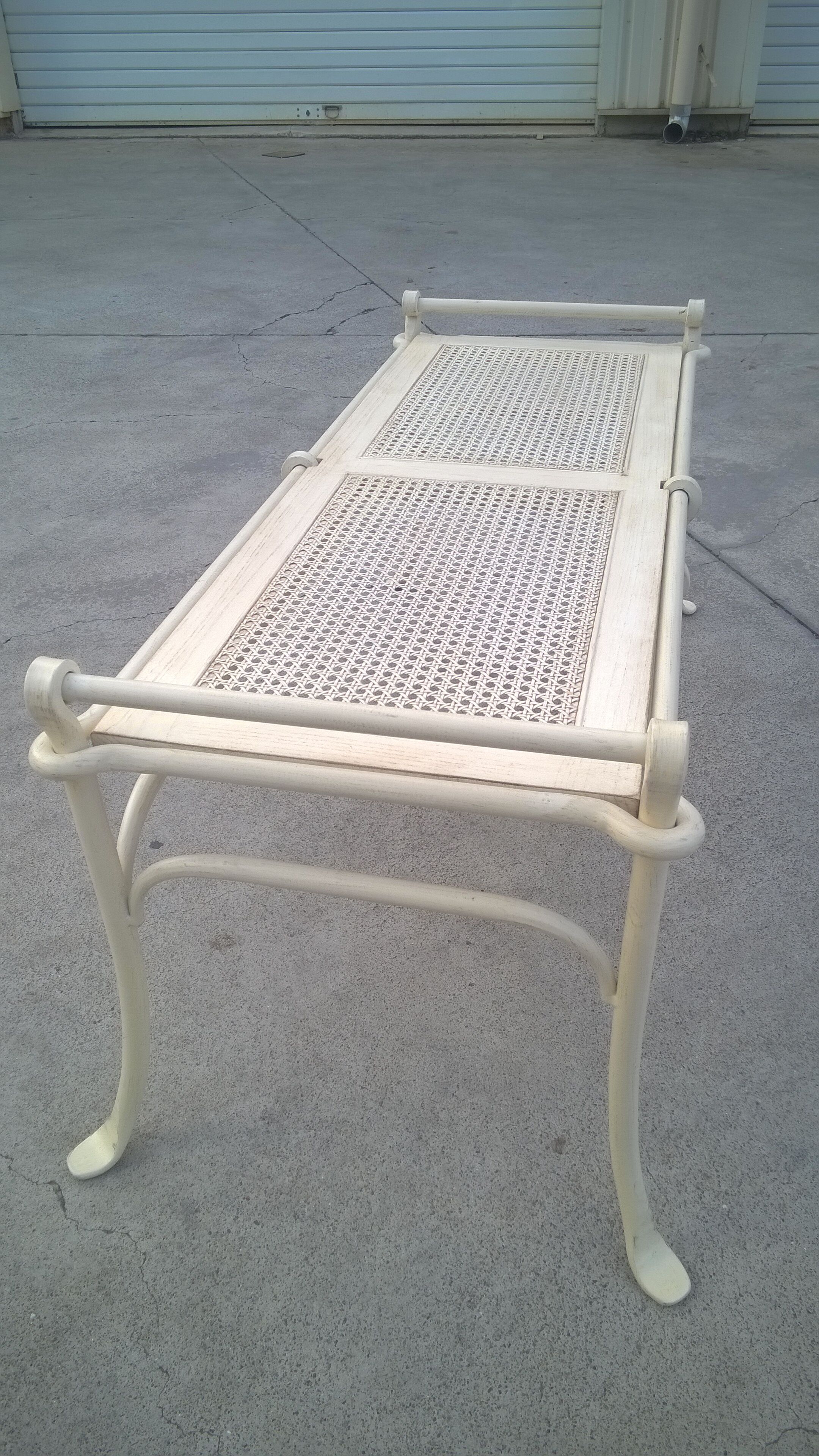 Wrought iron bench