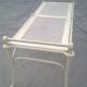 Wrought iron bench