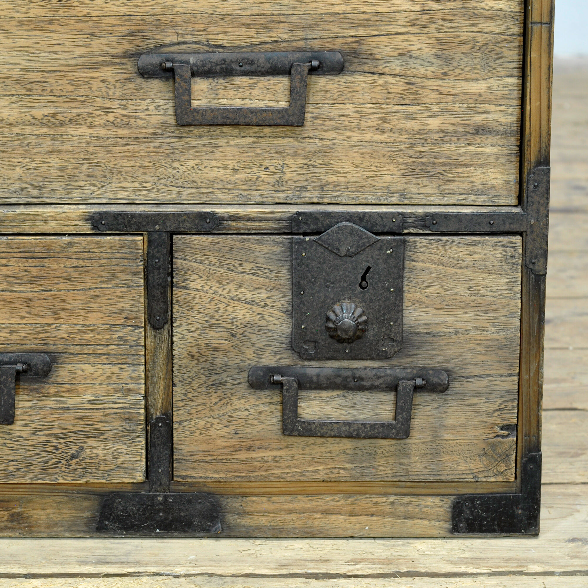 Commode Tansu japonaise, vers 1870
