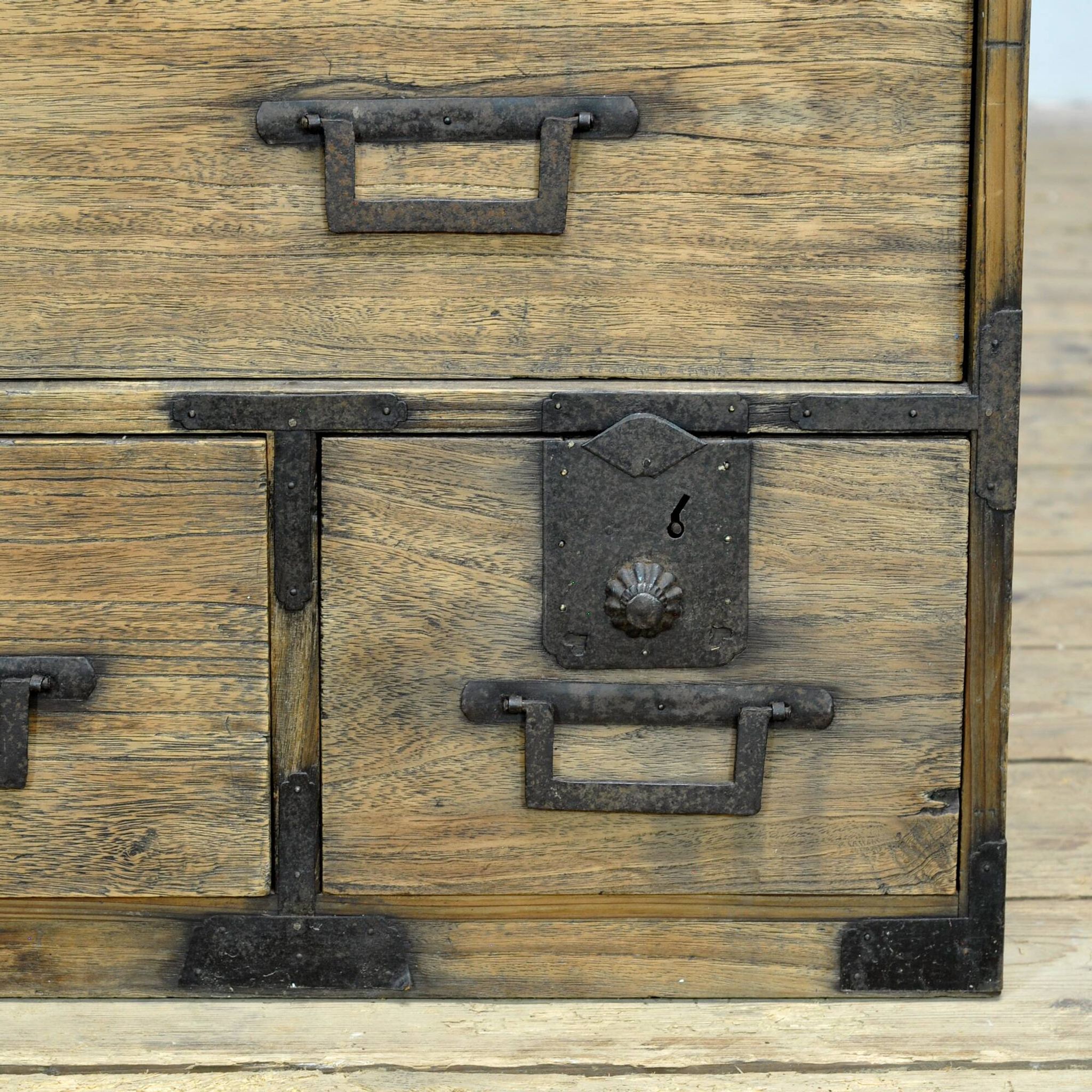 Japanese Tansu chest of drawers, circa 1870