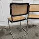 Paire de chaises B32 noires