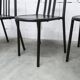 Set of 6 "202" model chairs by Robert Mallet Stevens 1980