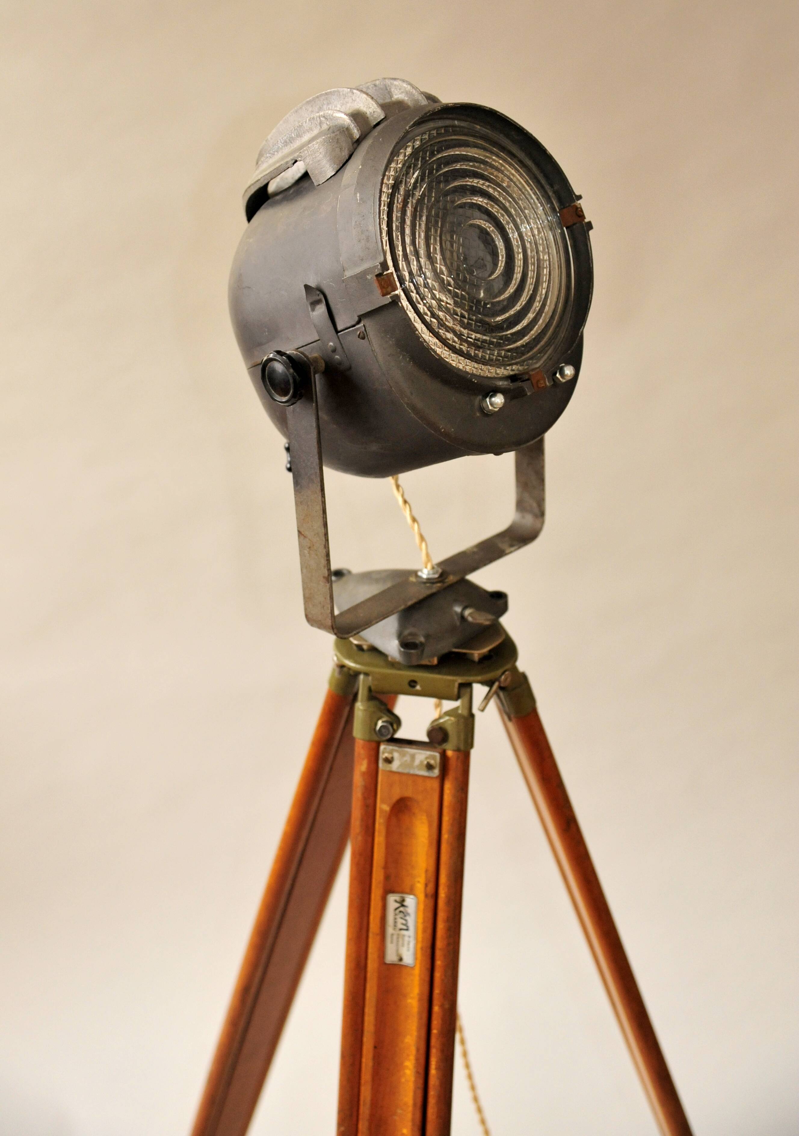 Cinema projector, Lita theatre on Kern wooden tripod 1950