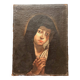 Virgin Mary painting on canvas from the 17th century anonymous 49 cm by 38 cm Italian school