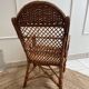 Fauteuil Chaise d’enfant  en rotin