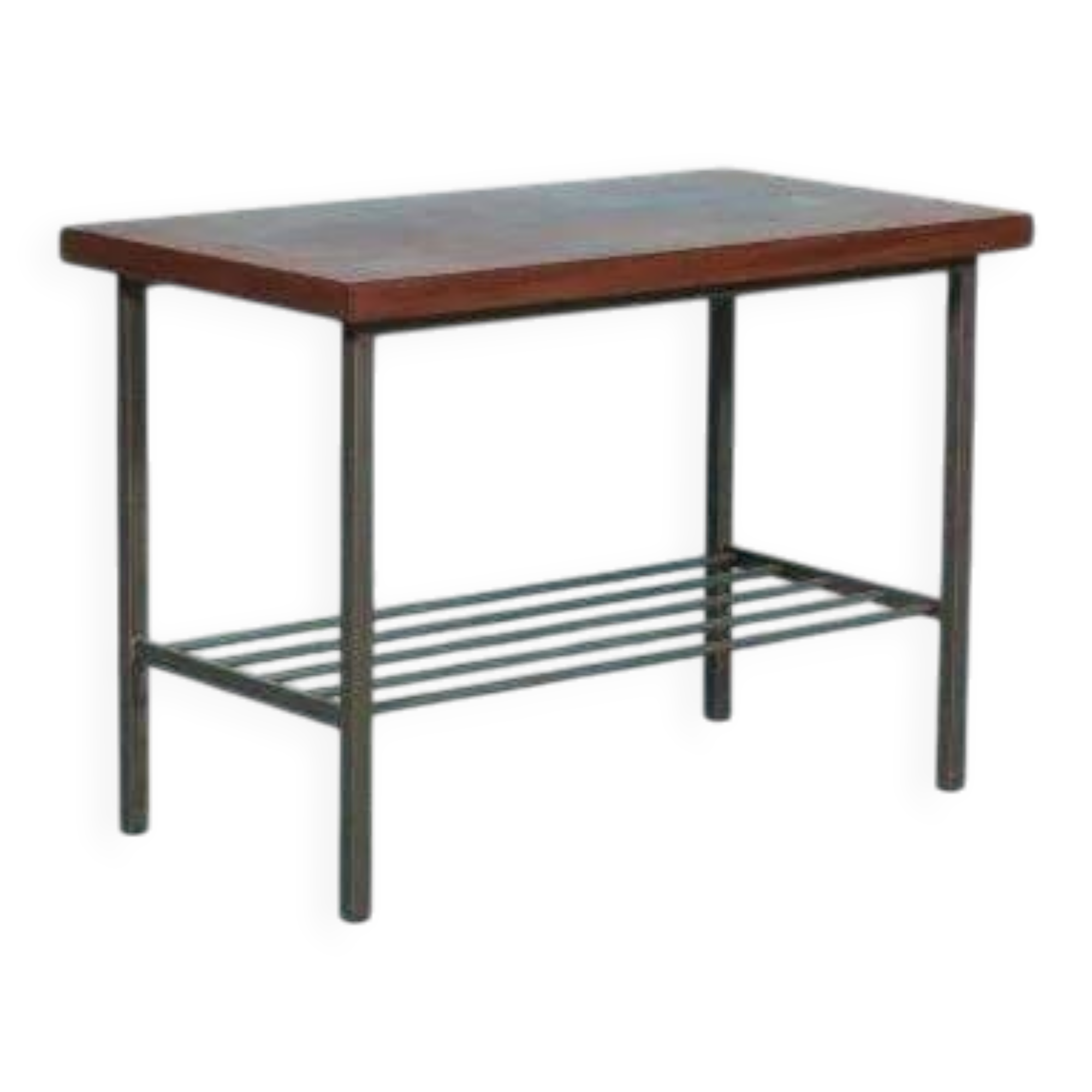 Vintage teak side table for TV/audio, 1960s in teak.