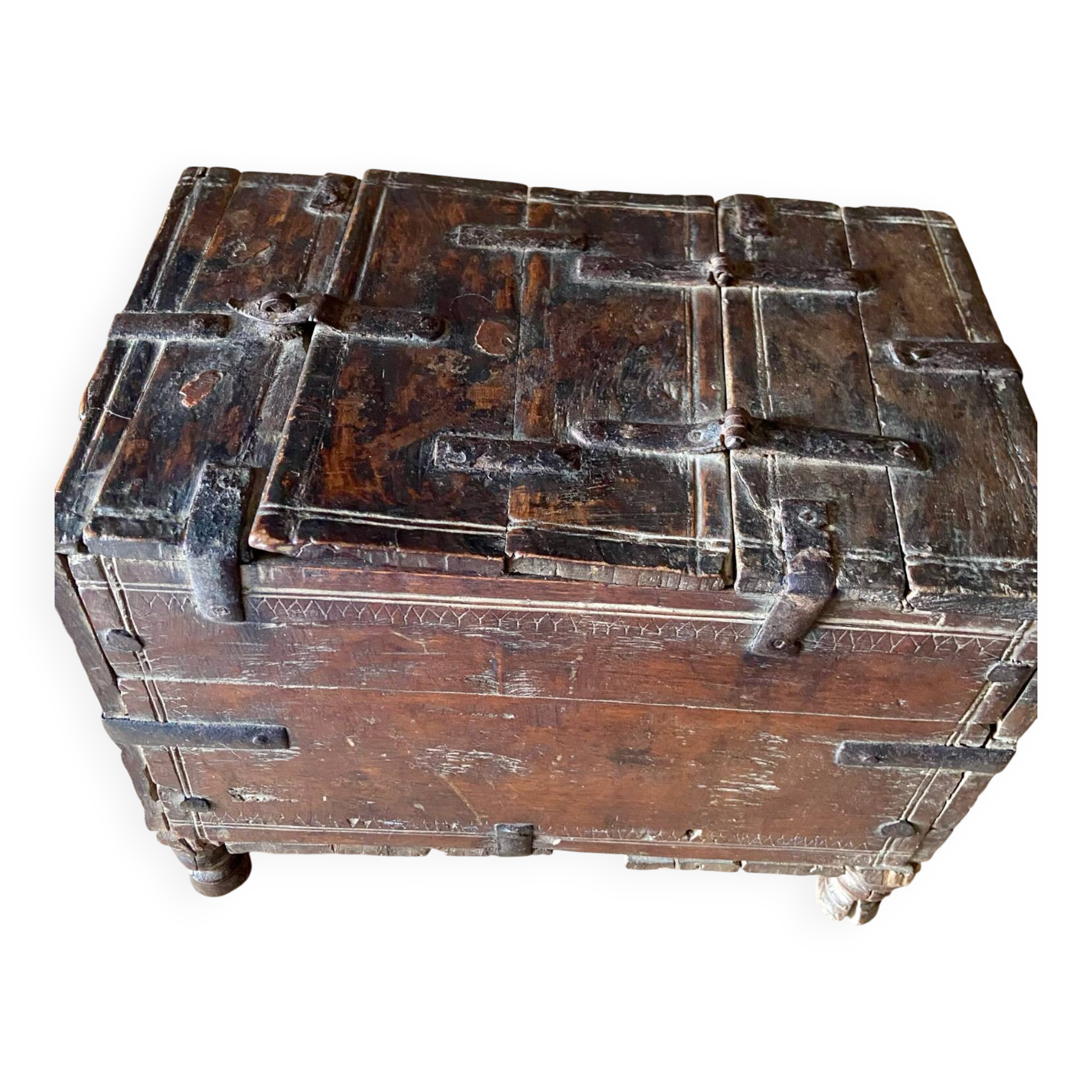 Antique Wedding Dowry Box - Origin Rajasthan India ? 19th - 18th century