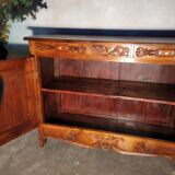 Art deco sideboard in solid walnut