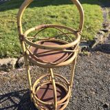 Rattan bottle holder or bottle basket