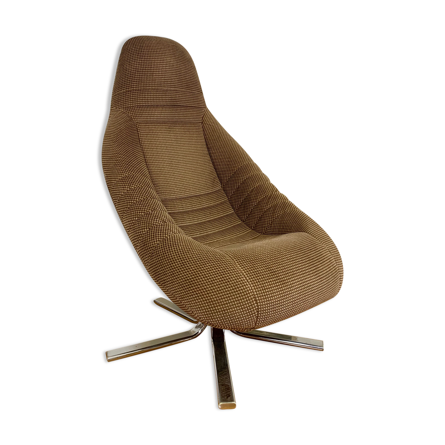 Velvet bucket chair - Mod'plastia