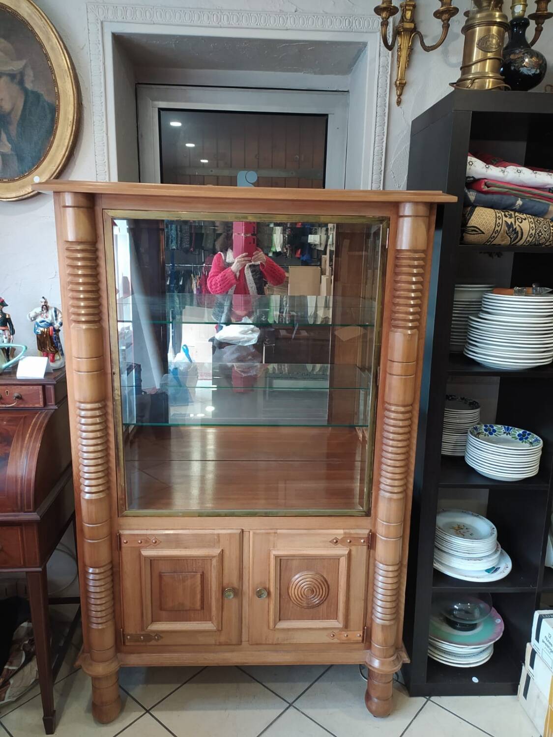 Charles Dudouyt silver display case