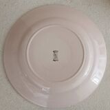 Longwy round platter and gravy boat