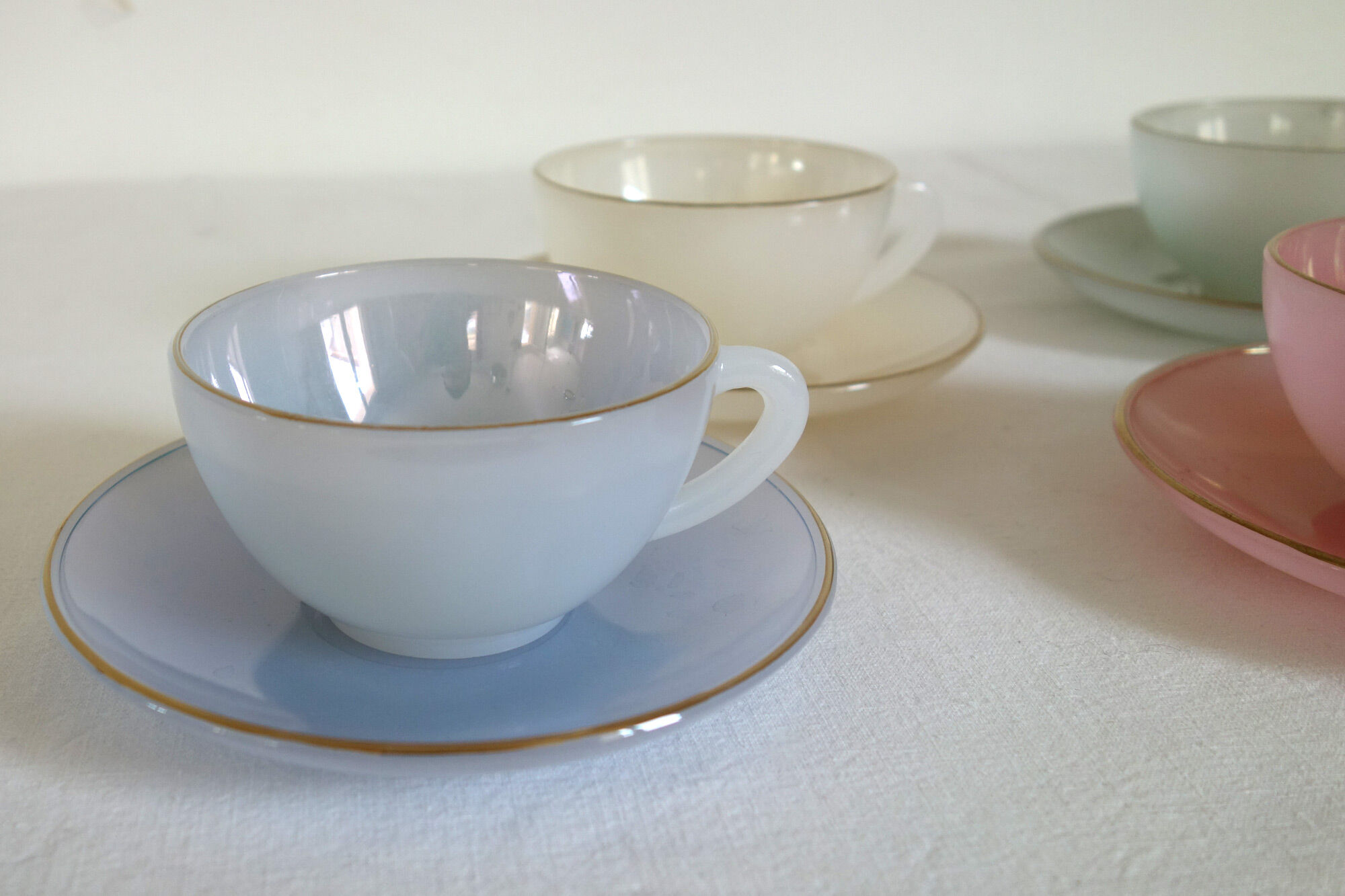 Set of 6 coffee cups model Harlequin, vintage Arcopal