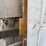 porte ancienne en chêne peint