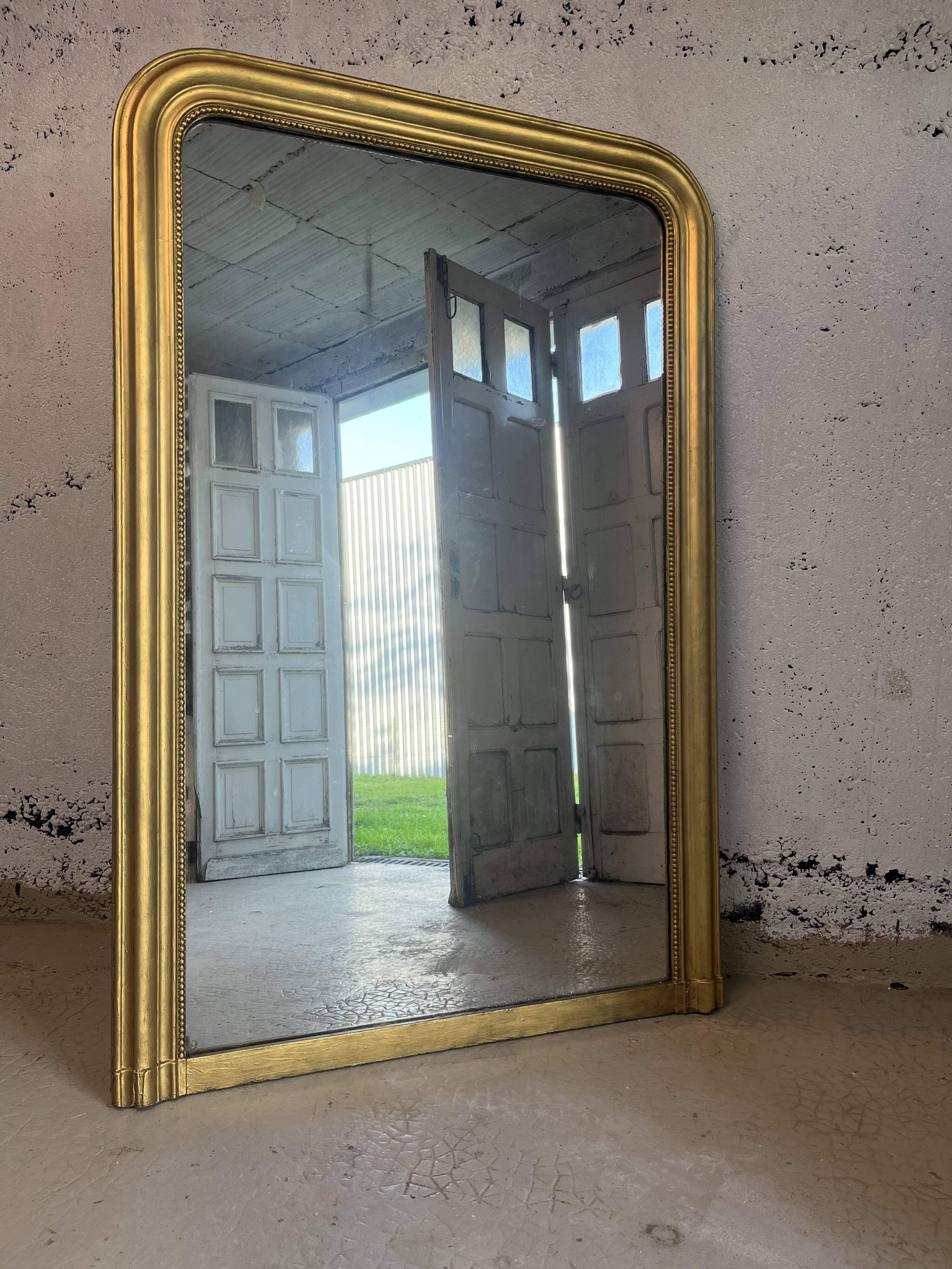 Large old mirror louis Philippe 148x98