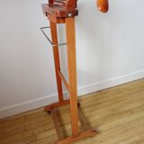 Fratelli Reguitti editor Valet night wooden varnish on wheels