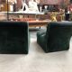 Pair of 70s velvet heaters