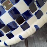 Ceramic basket fruit bowl