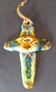 Vintage ceramic wall cross
