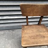 Brutalist wooden chair, year 30/40